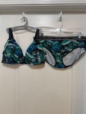 Lane Bryant Cacique cotton tshirt bra set Size 38DD & Size 18/20 hipster panty